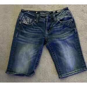 Miss Me Women's Denim Bermuda Shorts - Size 28